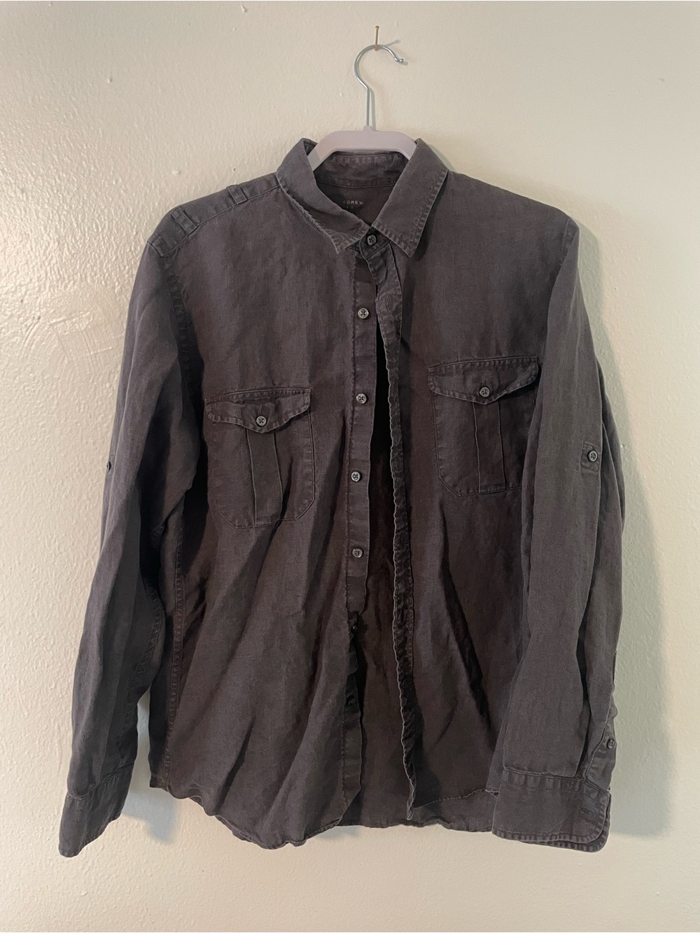 J. Crew Baird McNutts linen shirt
